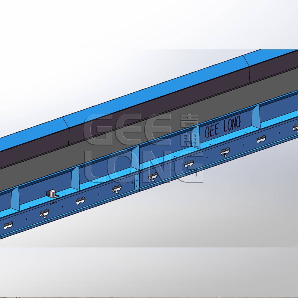 Waste veneer conveying belt